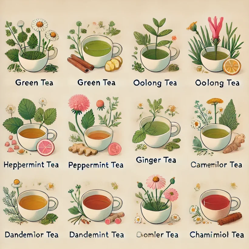 8 herbal teas that help with weight loss