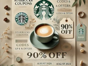 Starbucks Coupons, codes & offers up to 90% off in August 2024